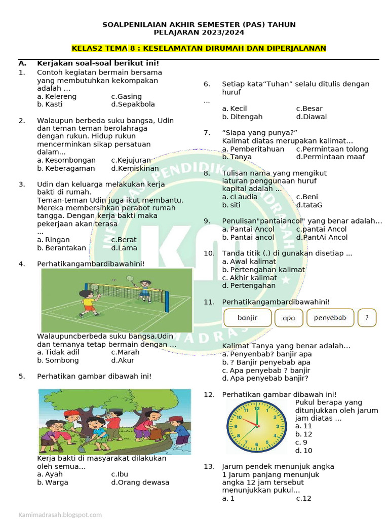 5 Rahasia Menguasai Soal Tema 8 Kelas 2 Semester 2 Agar Nilai Ujian Melonjak Drastis