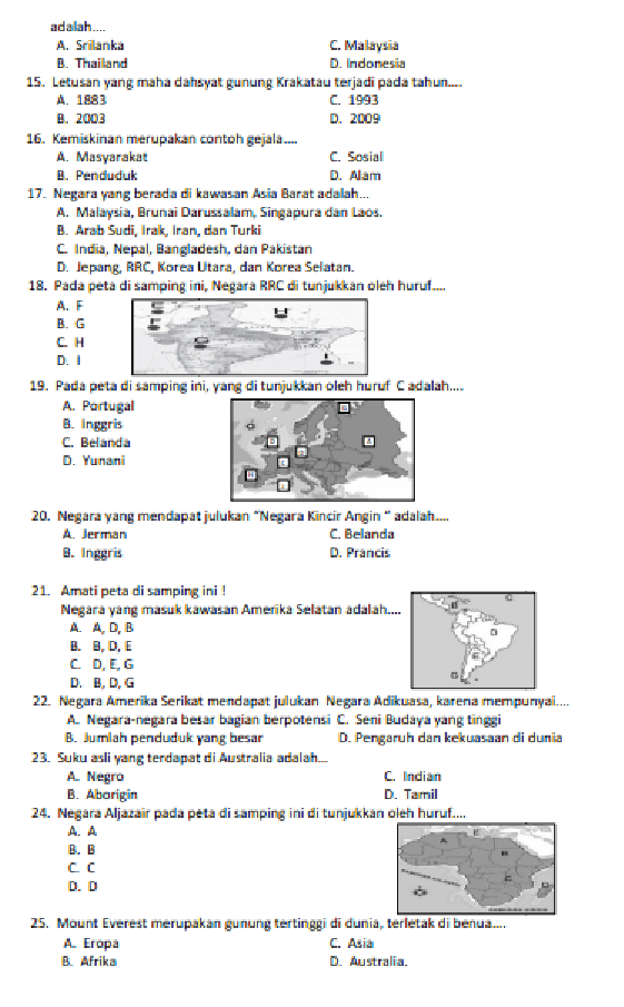 Soal-soal Ulangan Ips Kelas 5 Beserta Jawaban - ID Aplikasi Soal-soal Ulangan Ips Kelas 5 Beserta Jawaban - ID Aplikasi